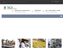 Tablet Screenshot of ncs.edu.pk